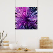 Poster Super sonic - magnifique violet (Cuisine)