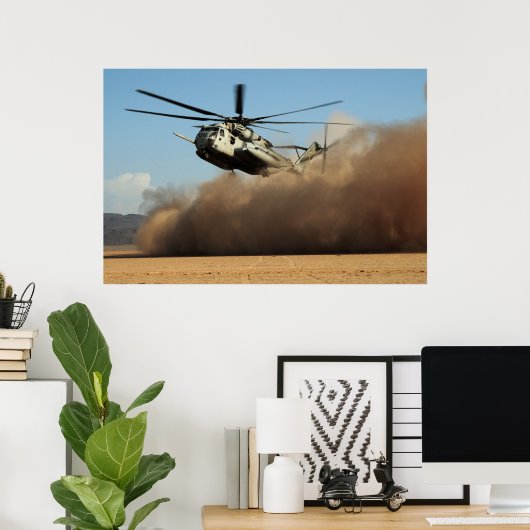 Poster Super Stallion CH-53E (Bureau à domicile)