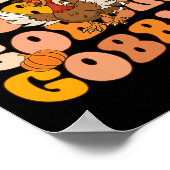 Poster Super Thanksgiving Gobble Fall Graphic Tee Pour Wo (Coin)