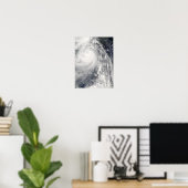 Poster Super typhon Wipha (Bureau à domicile)