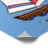 Poster Super Voilier (Coin)