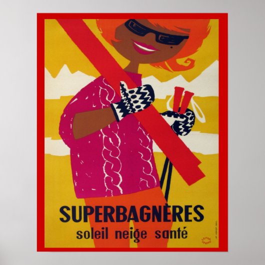  poster, Superbagneres Poster (Voorkant)