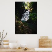 Poster Superbe cascade Šum dans la forêt magique (Cuisine)