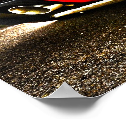 Poster Superbe Chevy Camaro (Coin)