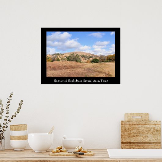 Poster Superbe Enchanted Rock State Natural Area (Cuisine)