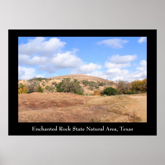 Poster Superbe Enchanted Rock State Natural Area (Devant)