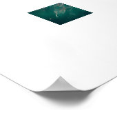 Poster Superbe fleur d'aster (Coin)