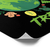 Poster Superbe Globe terrestre Jour de la Terre Protectio (Coin)