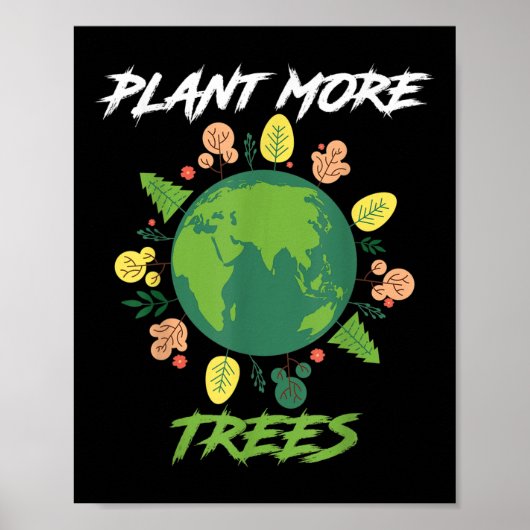 Poster Superbe Globe terrestre Jour de la Terre Protectio (Devant)