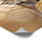 Poster Superbe Imaginaire Jaune Fée (Coin)