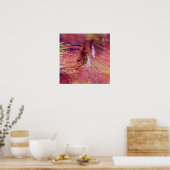 Poster Superbe rose jaune or Nom personnalisé Peinture Br (Cuisine)