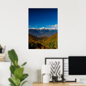 Poster Superbe vue d'automne sur la montagne Triglav (Bureau à domicile)
