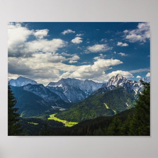 Poster Superbes alpes juliennes (Devant)