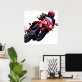 Poster Superbike (Bureau à domicile)