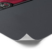 Poster Supercar 720S - Memphis Red (Coin)