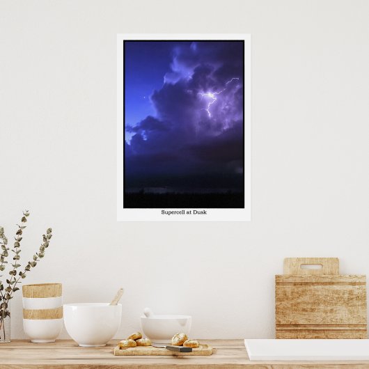Poster Supercellule à Dusk (Cuisine)