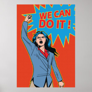 Poster Superfemme d'affaires