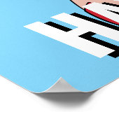 Poster Superfille Adorable en Position (Coin)