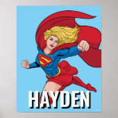 Poster Superfille Adorable en Position (Devant)