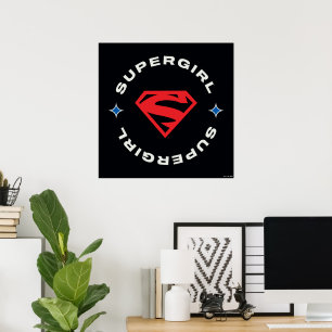 Poster Supergirl Age of Heroes Circle S-Shield