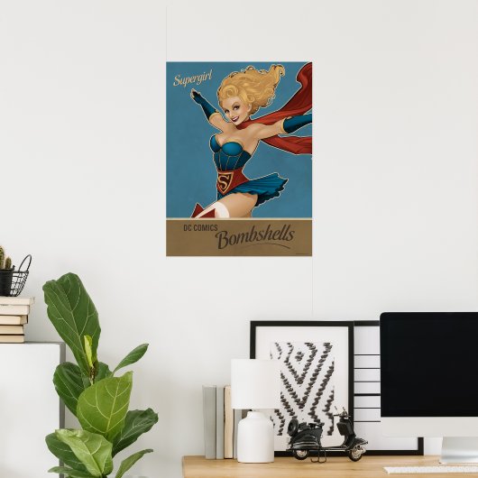 Poster Supergirl Bombshell (Bureau à domicile)
