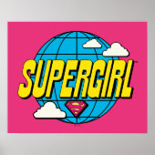 Poster Supergirl Graphisme Pop Mondial (Devant)