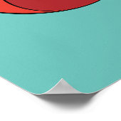 Poster Supergirl Hovering en costume bleu (Coin)