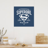 Poster Supergirl mieux que jamais Retro Graphic (Cuisine)