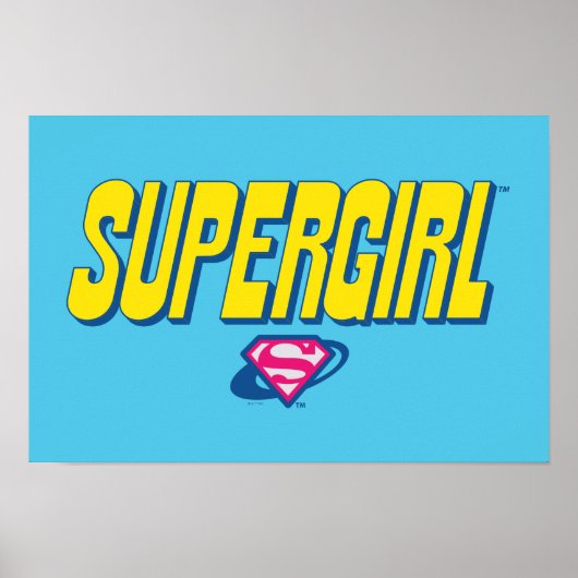 Poster Supergirl Pop Logo (Devant)
