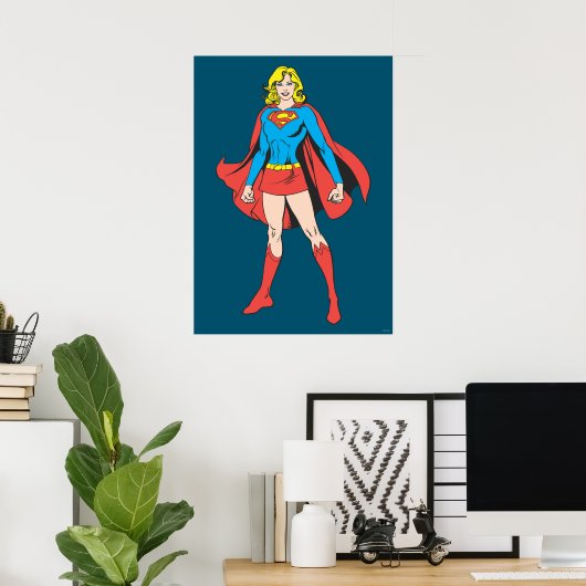 Poster Supergirl Poses (Bureau à domicile)