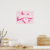 Poster Supergirl Stars et Logo (Cuisine)