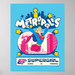 Poster Supergirl Super Pop Femme de demain