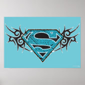 Poster Supergirl Tribal Pattern Logo (Devant)