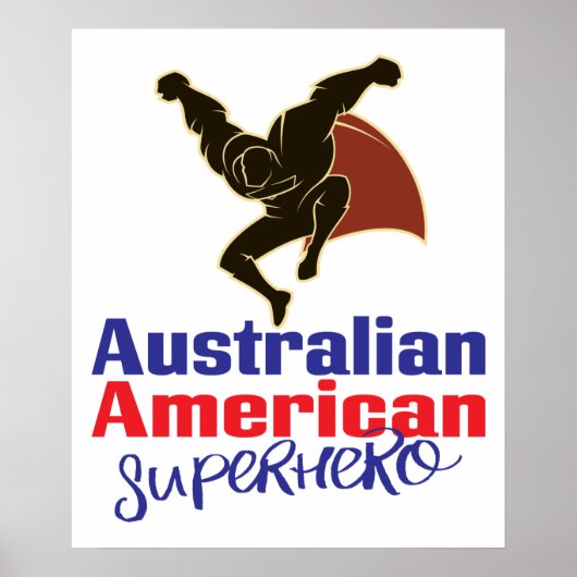 Poster Superhero australien (Devant)