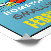 Poster Superhero Faire-part de naissance - Wall Art (Coin)