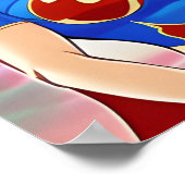 Poster Superhero féminin (Coin)