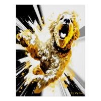 Superhero Goldendoodle Dog 01 - juge Ignacio