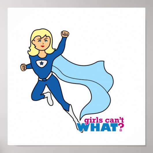 Poster Superhero - Lumière/Blonde (Devant)