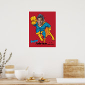 Poster Superhero Unique Spécial Amusants Enfants (Cuisine)