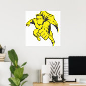 Poster SuperHéros (Bureau à domicile)