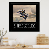 Poster Supériorité - Marine Blue Angels (Cuisine)