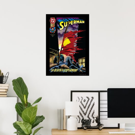 Poster Superman #75 1993 (Bureau à domicile)