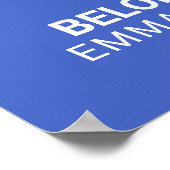 Poster Superman | "Ce Super Papa Appartient À" (Coin)