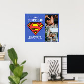 Poster Superman | "Ce Super Papa Appartient À" (Bureau à domicile)
