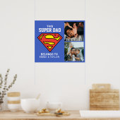 Poster Superman | "Ce Super Papa Appartient À" (Cuisine)