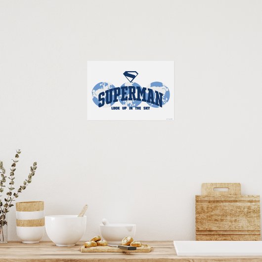 Poster Superman dans le monde (Cuisine)