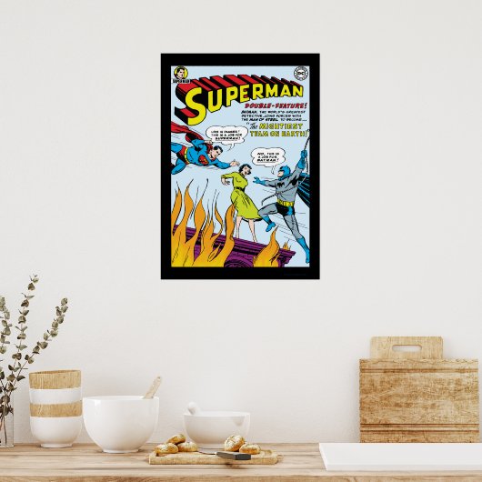Poster Superman (double fonction avec Batman) (Cuisine)