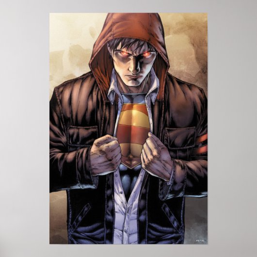 Poster Superman Earth Cover - Couleur (Devant)