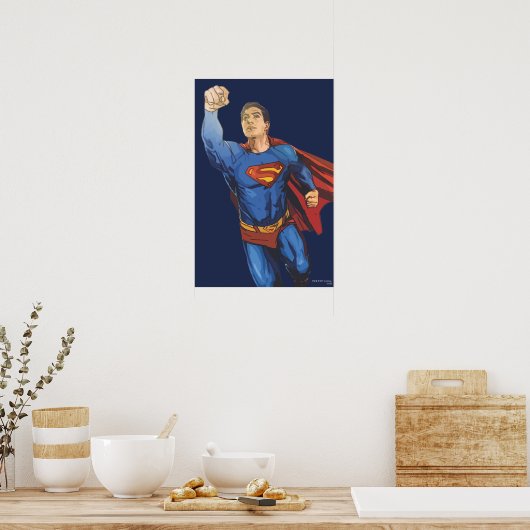 Poster Superman Flying Left (Cuisine)