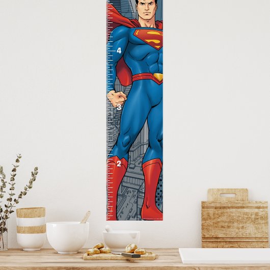 Poster Superman | Graphique de croissance (Cuisine)